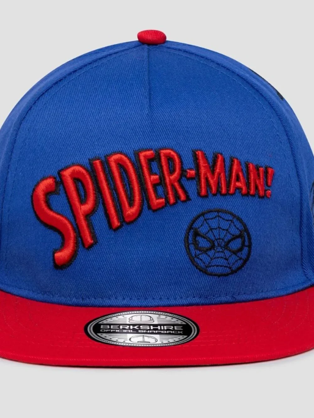 NEW Marvel Spider-Man Boys' Flat Brim Blue Baseball Adjustable Cap